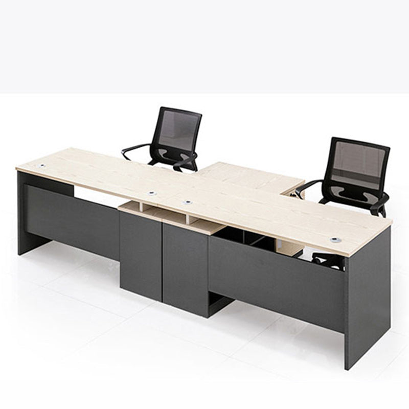 Engineered Wood Writing Desk Industrial Rectangular Desk for Office Clearhalo 'furn' 'furn_office_desk' 'Furniture' 'Office Desks' 'Office Furniture' 'office_desk' 7535380