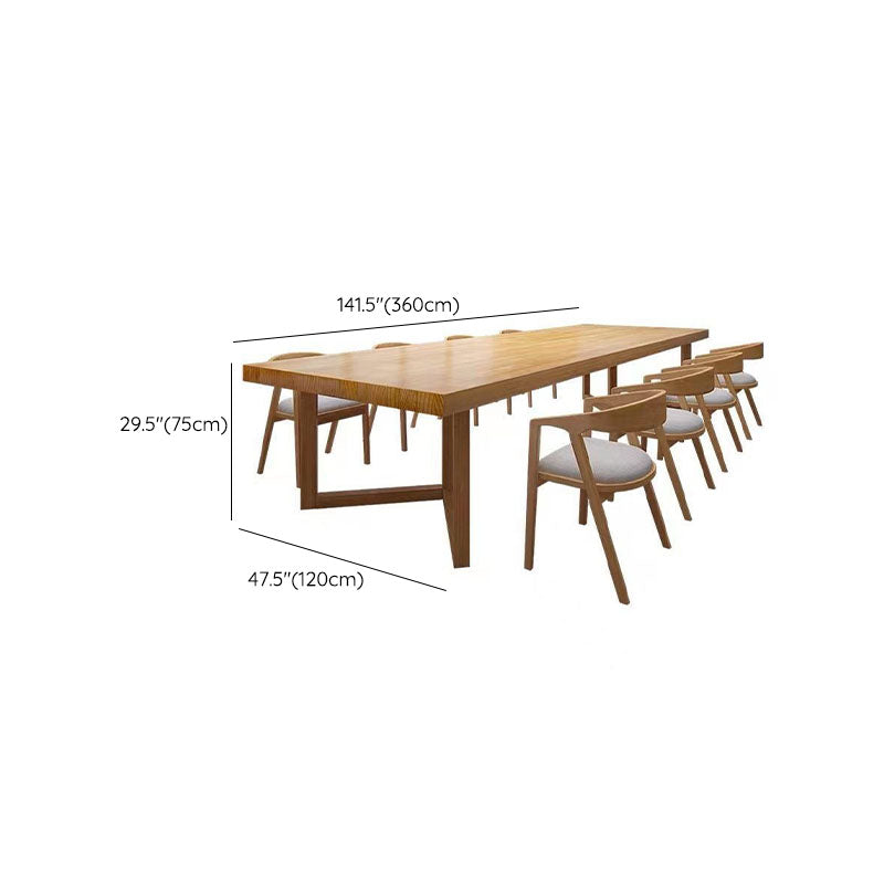 Contemporary Style Natural Office Desk Rectangular Shape Task Desk with 2 Legs Clearhalo 'furn' 'furn_office_desk' 'Furniture' 'Office Desks' 'Office Furniture' 'office_desk' 7535492