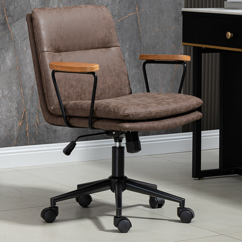 Armas fijas Silla de oficina Mecanismo sin angustia silla de diapositiva ergonómica