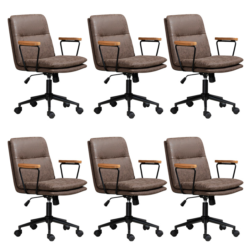 Armas fijas Silla de oficina Mecanismo sin angustia silla de diapositiva ergonómica