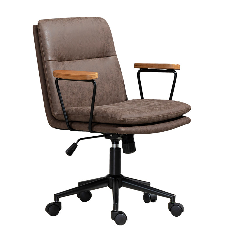 Armas fijas Silla de oficina Mecanismo sin angustia silla de diapositiva ergonómica