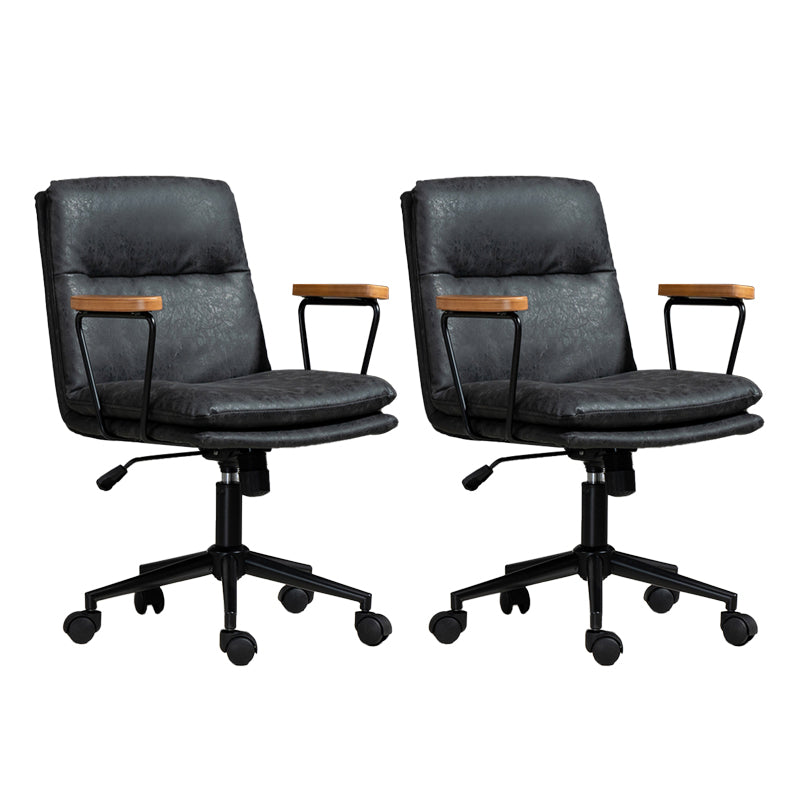 Armas fijas Silla de oficina Mecanismo sin angustia silla de diapositiva ergonómica