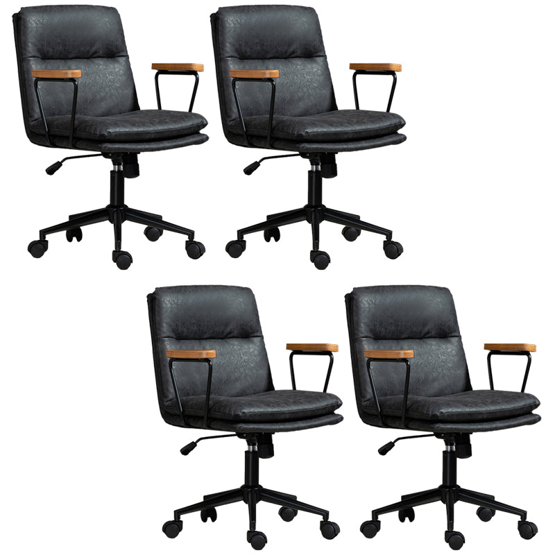 Armas fijas Silla de oficina Mecanismo sin angustia silla de diapositiva ergonómica