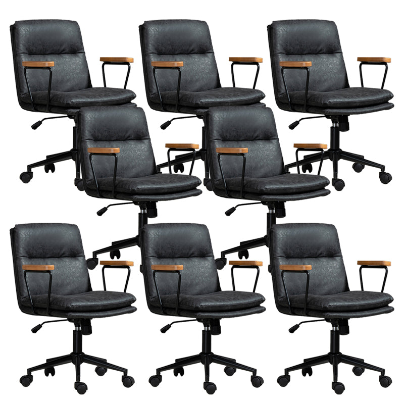 Armas fijas Silla de oficina Mecanismo sin angustia silla de diapositiva ergonómica