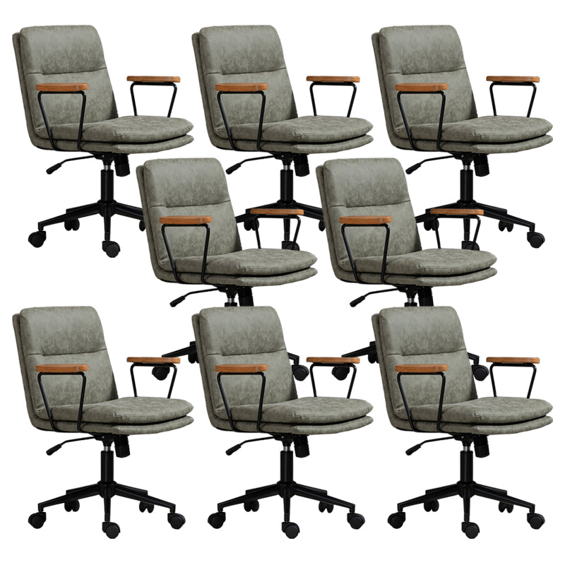 Armas fijas Silla de oficina Mecanismo sin angustia silla de diapositiva ergonómica