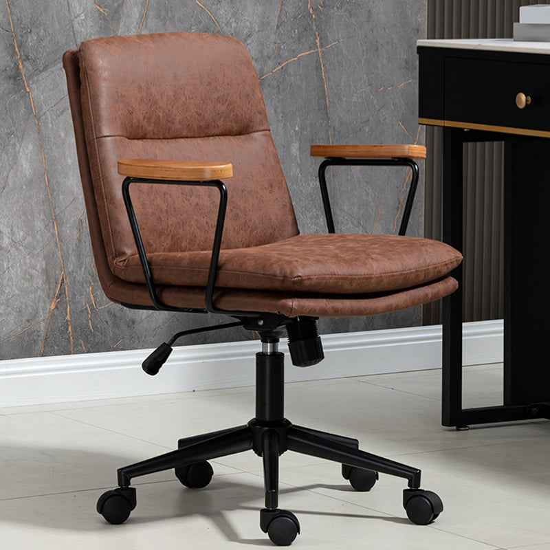 Armas fijas Silla de oficina Mecanismo sin angustia silla de diapositiva ergonómica