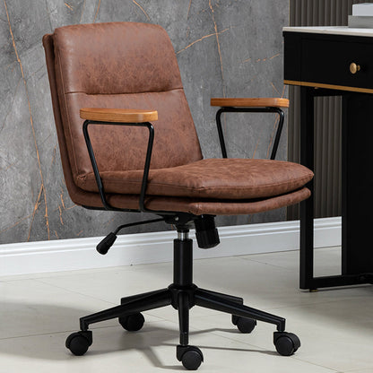 Armas fijas Silla de oficina Mecanismo sin angustia silla de diapositiva ergonómica