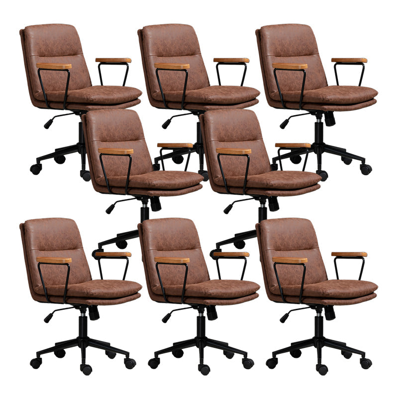 Armas fijas Silla de oficina Mecanismo sin angustia silla de diapositiva ergonómica