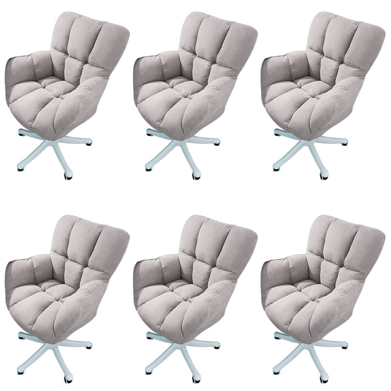 Mecanismo de inclinación de silla sin brazo moderna sin angustia silla de diapositivas ergonómica