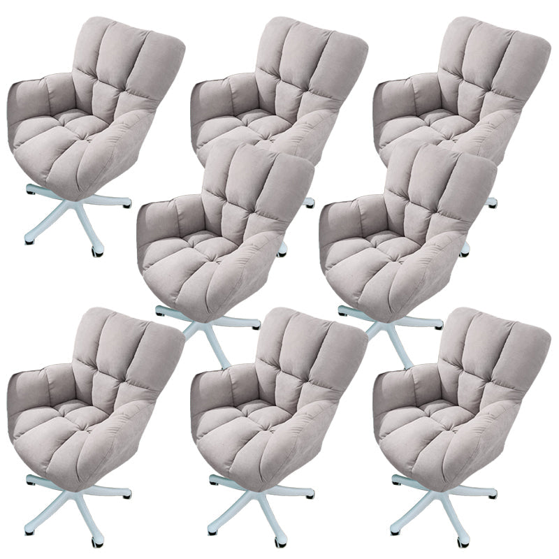 Mecanismo de inclinación de silla sin brazo moderna sin angustia silla de diapositivas ergonómica