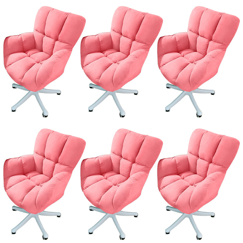 Mecanismo de inclinación de silla sin brazo moderna sin angustia silla de diapositivas ergonómica