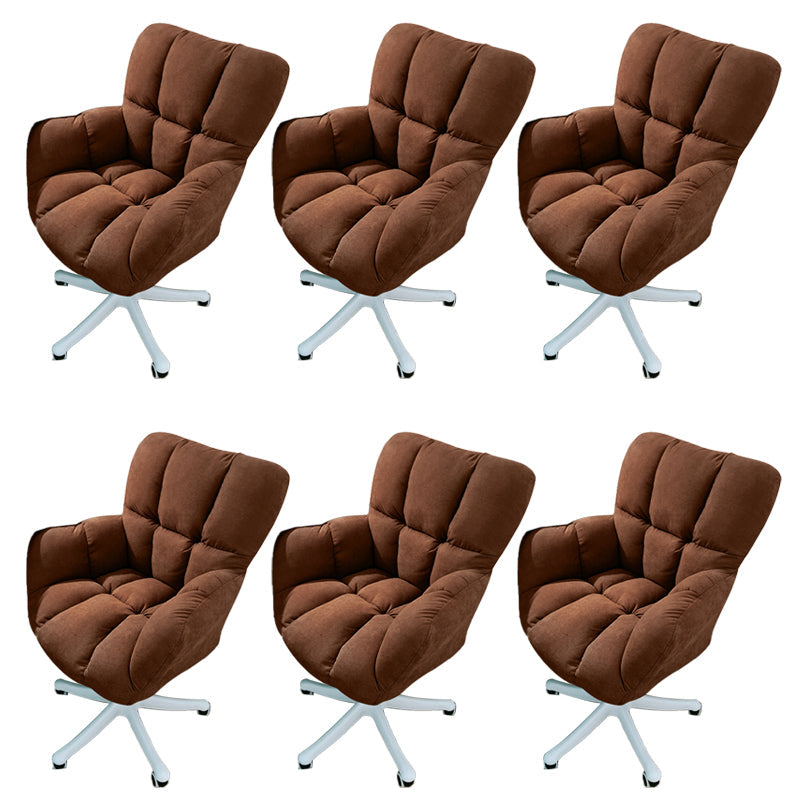 Mecanismo de inclinación de silla sin brazo moderna sin angustia silla de diapositivas ergonómica