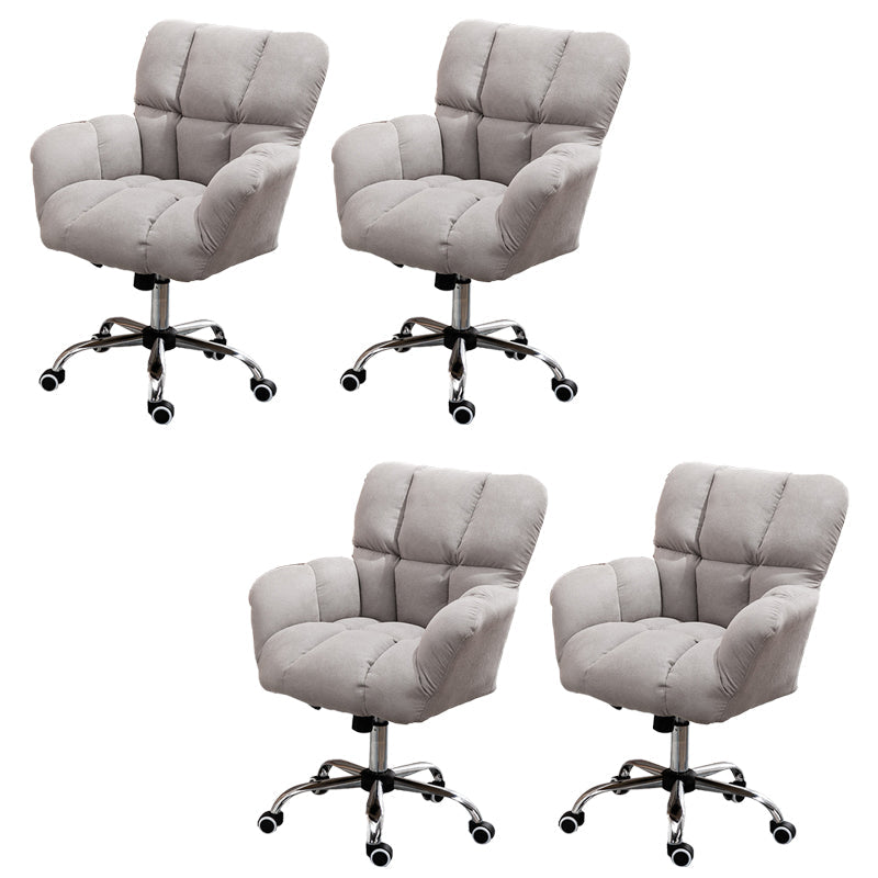 Mecanismo de inclinación de silla sin brazo moderna sin angustia silla de diapositivas ergonómica