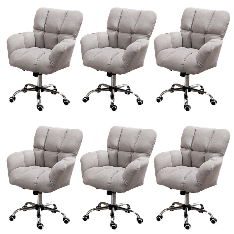 Mecanismo de inclinación de silla sin brazo moderna sin angustia silla de diapositivas ergonómica