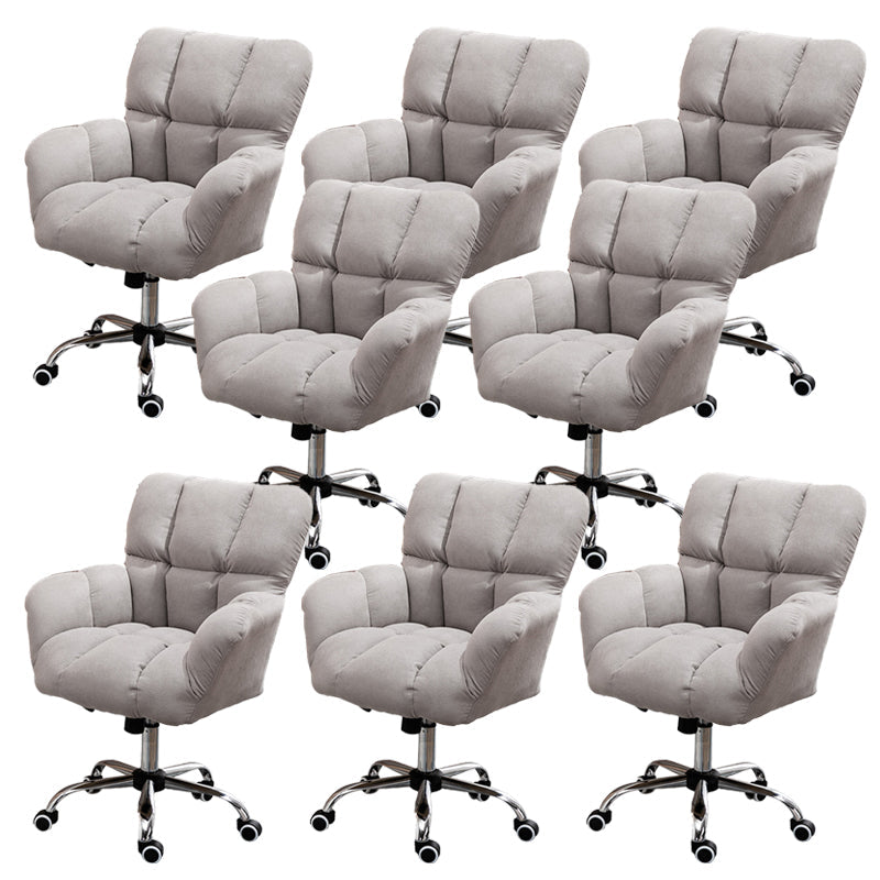 Mecanismo de inclinación de silla sin brazo moderna sin angustia silla de diapositivas ergonómica