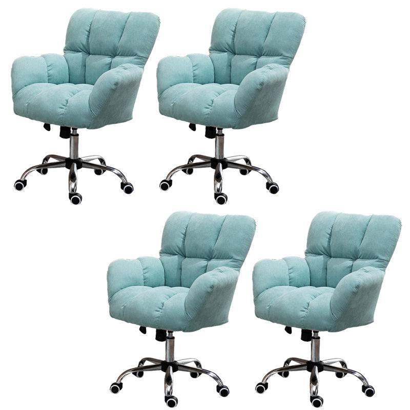 Mecanismo de inclinación de silla sin brazo moderna sin angustia silla de diapositivas ergonómica