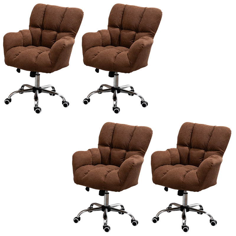 Mecanismo de inclinación de silla sin brazo moderna sin angustia silla de diapositivas ergonómica