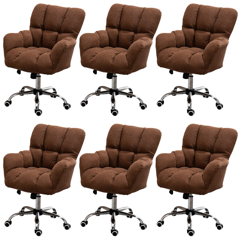 Mecanismo de inclinación de silla sin brazo moderna sin angustia silla de diapositivas ergonómica