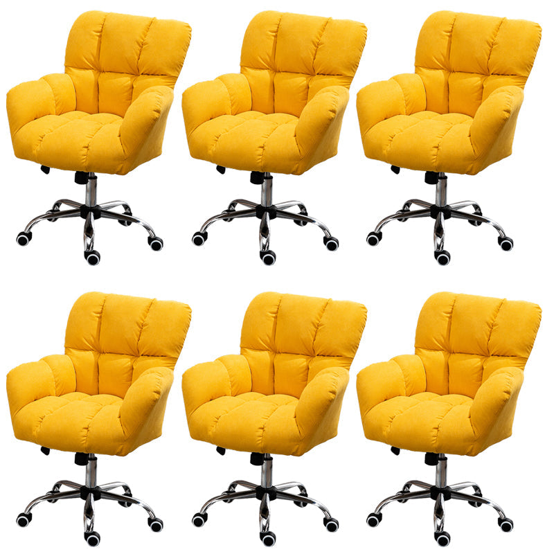 Mecanismo de inclinación de silla sin brazo moderna sin angustia silla de diapositivas ergonómica