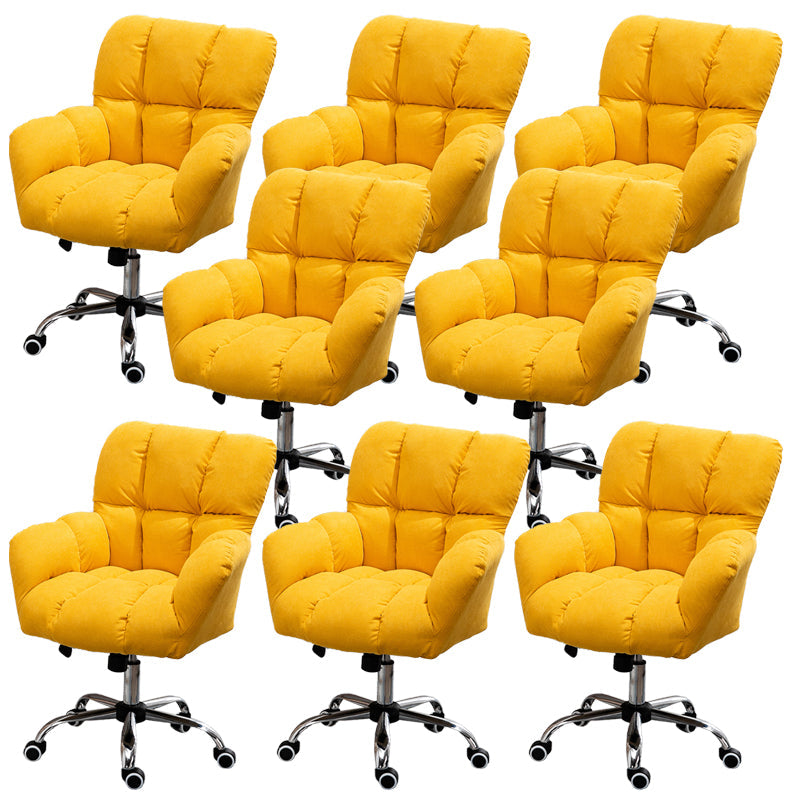 Mecanismo de inclinación de silla sin brazo moderna sin angustia silla de diapositivas ergonómica