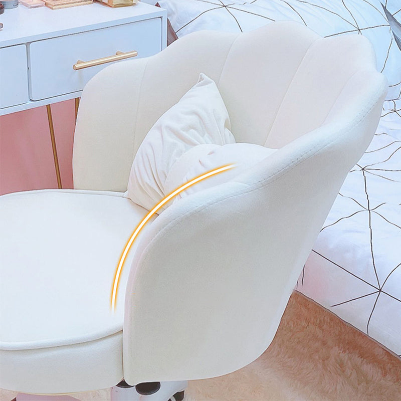 Silla de oficina sin brazo moderna silla de escritorio de altura de asiento ajustable