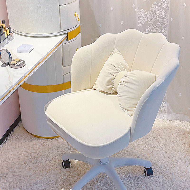 Silla de oficina sin brazo moderna silla de escritorio de altura de asiento ajustable