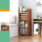 Closed Back Bamboo Bookshelf Contemporary Vertical Bookcase for Home 15.7"L x 11.4"W x 43.7"H Drawer Not Included Clearhalo 'Bookcases' 'furn' 'furn_bookcases' 'Furniture' 'Office Furniture' 7536035