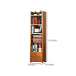 Closed Back Bamboo Bookshelf Contemporary Vertical Bookcase for Home Clearhalo 'Bookcases' 'furn' 'furn_bookcases' 'Furniture' 'Office Furniture' 7536047