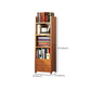 Closed Back Bamboo Bookshelf Contemporary Vertical Bookcase for Home Clearhalo 'Bookcases' 'furn' 'furn_bookcases' 'Furniture' 'Office Furniture' 7536048