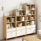 Bibliothèque en bois d'ingénierie Bibliothèque contemporaine standard avec tiroirs