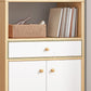Bibliothèque en bois d'ingénierie Bibliothèque contemporaine standard avec tiroirs