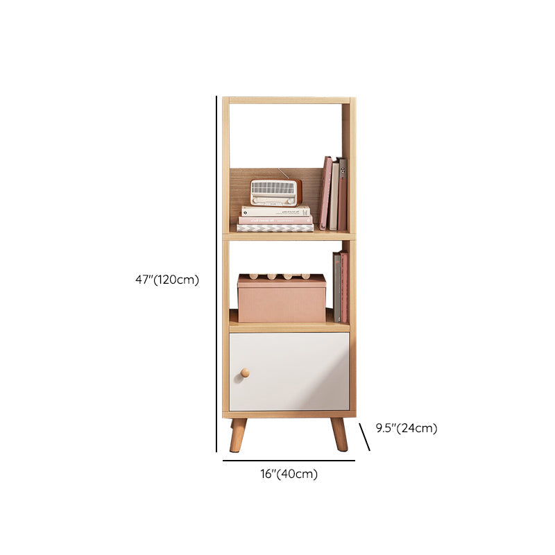 Bibliothèque en bois d'ingénierie Bibliothèque contemporaine standard avec tiroirs