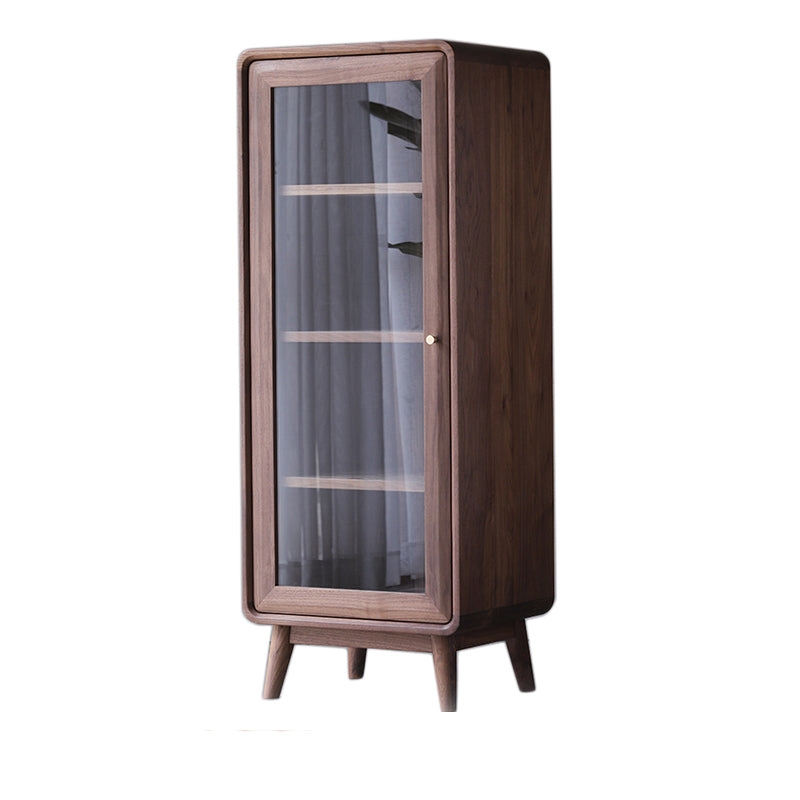 Bibliothèque d'intérieur de style moderne, bibliothèque standard en bois massif avec étagères