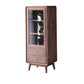 Bibliothèque d'intérieur de style moderne, bibliothèque standard en bois massif avec étagères