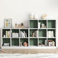Engineered Wood Bookcase Horizontal Contemporary Standard Bookshelf