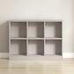 Engineered Wood Bookcase Horizontal Contemporary Standard Bookshelf