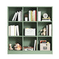 Engineered Wood Bookcase Horizontal Contemporary Standard Bookshelf