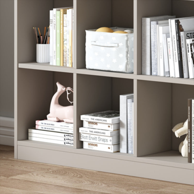 Engineered Wood Bookcase Horizontal Contemporary Standard Bookshelf