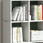 Engineered Wood Bookcase Horizontal Contemporary Standard Bookshelf