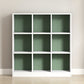 Engineered Wood Bookcase Horizontal Contemporary Standard Bookshelf