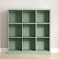 Engineered Wood Bookcase Horizontal Contemporary Standard Bookshelf