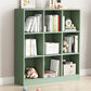 Engineered Wood Bookcase Horizontal Contemporary Standard Bookshelf