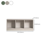 Libreria standard contemporanea orizzontale in legno ingegnerizzato