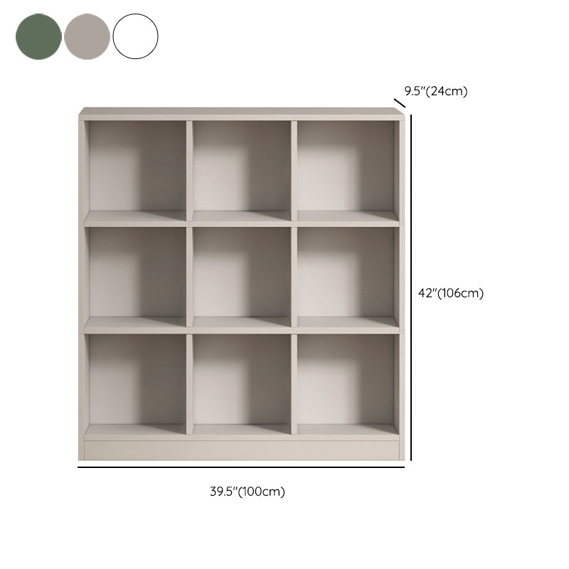 Engineered Wood Bookcase Horizontal Contemporary Standard Bookshelf