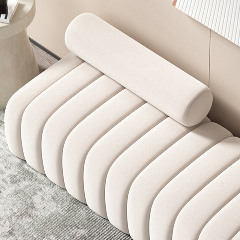 Modern Entryway and Bedroom Bench Backless Seating Bench with Upholstered Clearhalo 'Benches' 'Chairs & Seating' 'furn' 'furn_benches' 'Furniture' 'Living Room Furniture' 7536133