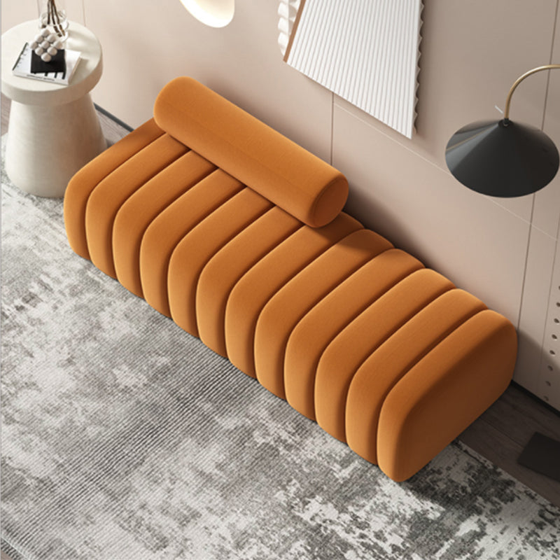 Modern Entryway and Bedroom Bench Backless Seating Bench with Upholstered Clearhalo 'Benches' 'Chairs & Seating' 'furn' 'furn_benches' 'Furniture' 'Living Room Furniture' 7536137