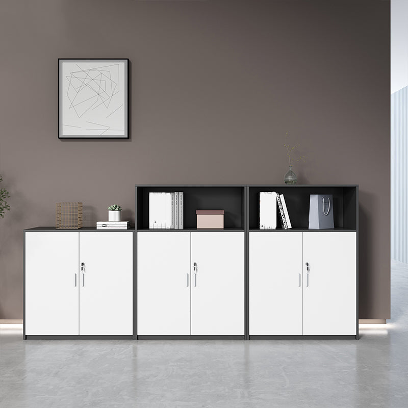 Nordic Lateral Filing Cabinet Wood Frame Key Locking File Cabinet Clearhalo 'Filing Cabinets' 'filling_cabinets' 'furn' 'furn_filling_cabinets' 'Furniture' 'Office Furniture' 7536322