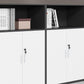 Nordic Lateral Filing Cabinet Wood Frame Key Locking File Cabinet Clearhalo 'Filing Cabinets' 'filling_cabinets' 'furn' 'furn_filling_cabinets' 'Furniture' 'Office Furniture' 7536327