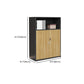 Nordic Lateral Filing Cabinet Wood Frame Key Locking File Cabinet Clearhalo 'Filing Cabinets' 'filling_cabinets' 'furn' 'furn_filling_cabinets' 'Furniture' 'Office Furniture' 7536332