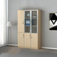 Armoire de classement contemporaine verticale.